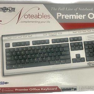 Tripp-Lite Noteables Premier Office Keyboard- Like New